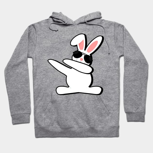 Bunny Hiphop Dabbing Dance - Funny Easter Day Gift Hoodie by wonderws